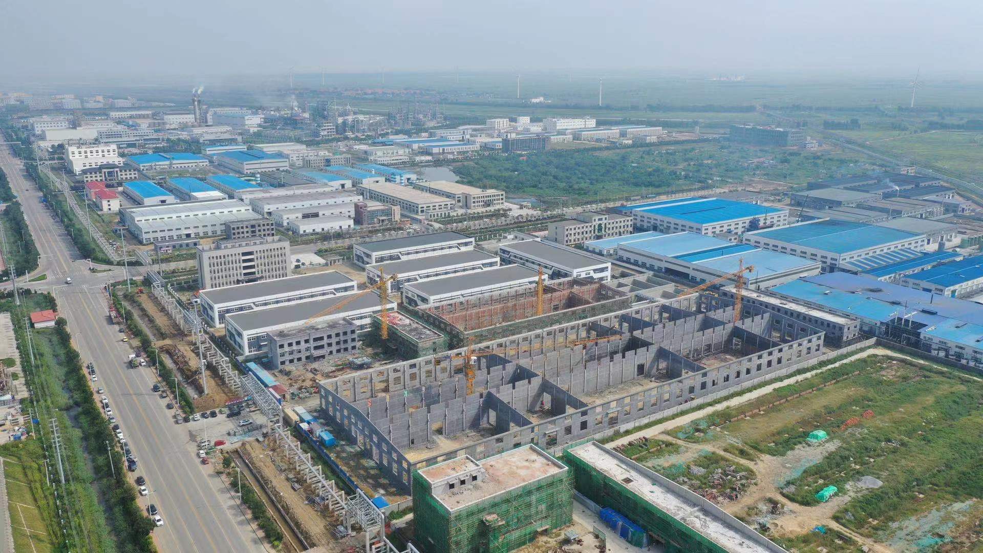 Construction site of QZNT(Qingdao Zhongshuo New energy Technology), of which POSCO Chemical takes over shares